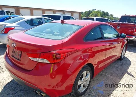 2013 Hyundai Elantra Gs из США, поврежденный, VIN KMHDH6AE5DU005891